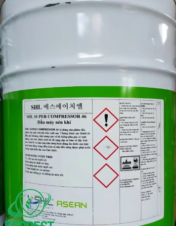 .Dầu máy nén khí SHL SYN COMP 46